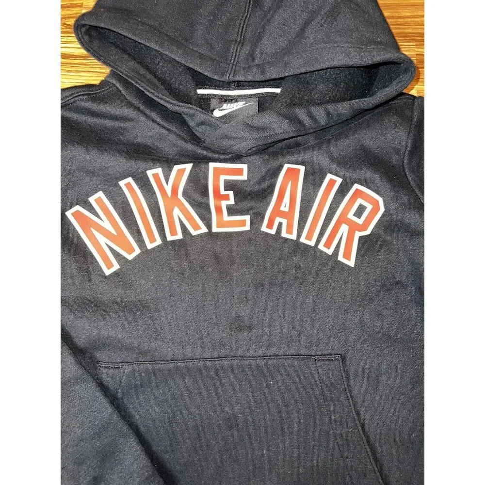 Nike Hoodie Hooded Sweatshirt Dri-fit Cotton Boys Sz 5 4/5‎ Lot Of 2